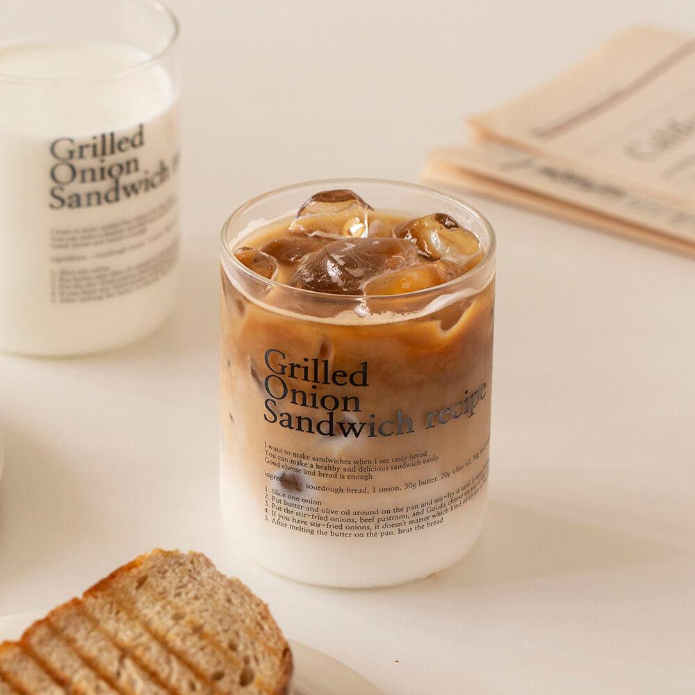 [モムール・ウィークエンド] レタリンググラス_黒人