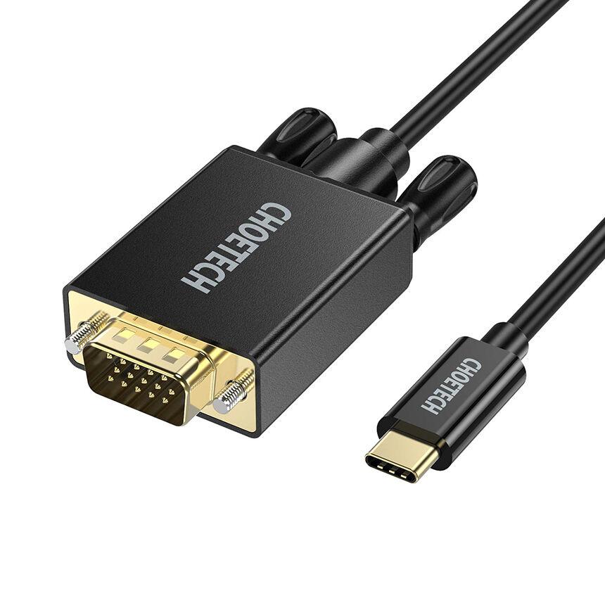 C타입 to VGA PVC 케이블 (1.8m) XCV-1801BK