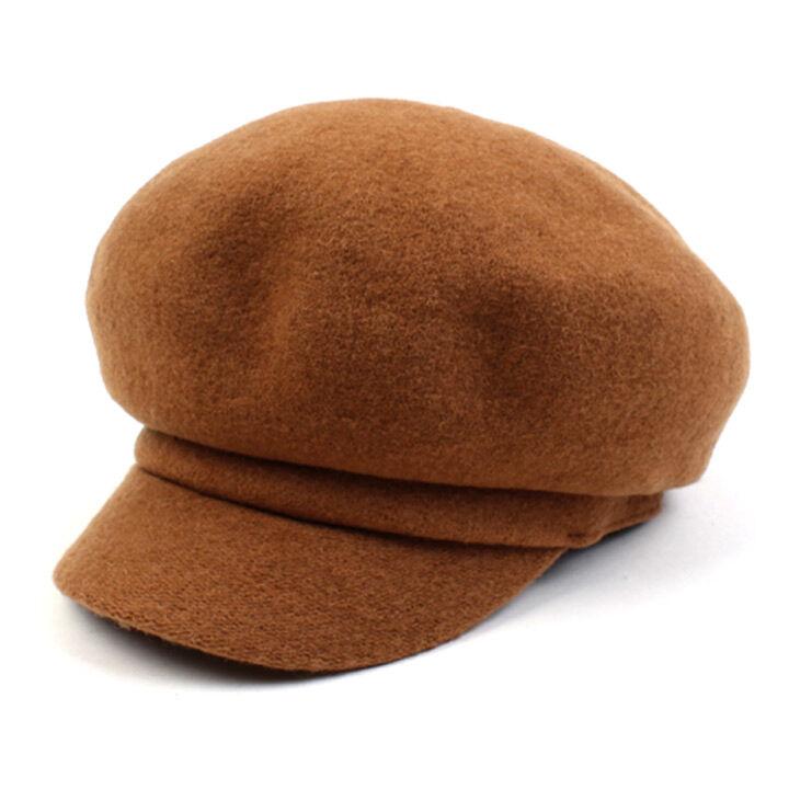 [유니버셜케미스트리]  Deep Beige Wool Newsboy Cap 뉴스보이캡