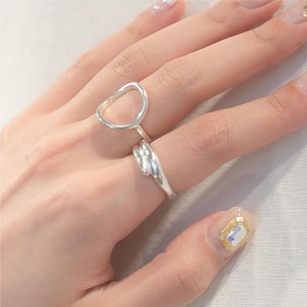 [BTㅁ JIMㅁㅁ, Rㅁ, TXT HUENINGKAI 착용] HR 20R_Cross Silver Ring (Silver 925)