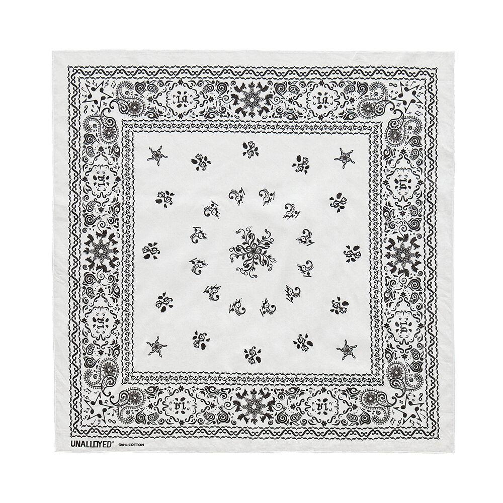 [BTS 뷔, 스트레이키즈 한, 노제 착용] NOTE PAISLEY BANDANA / WHITE