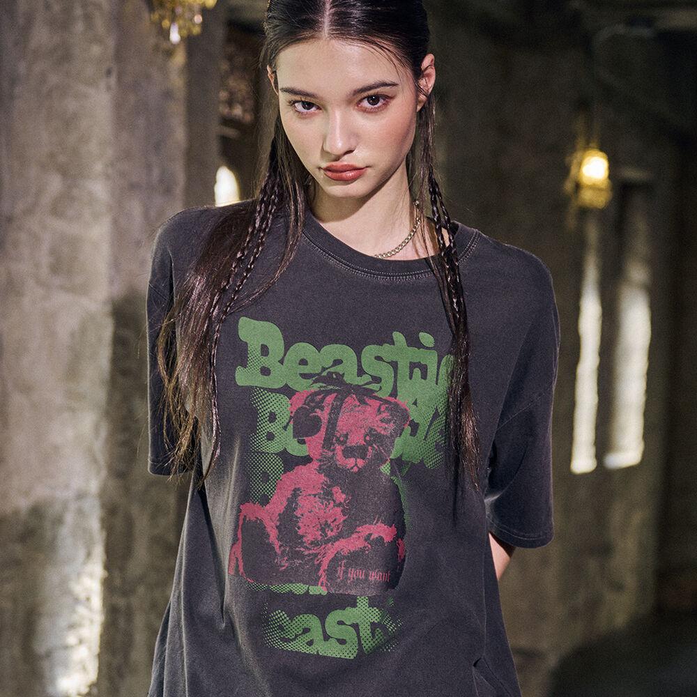 Grumpy Teddy pigment TEE smoke black