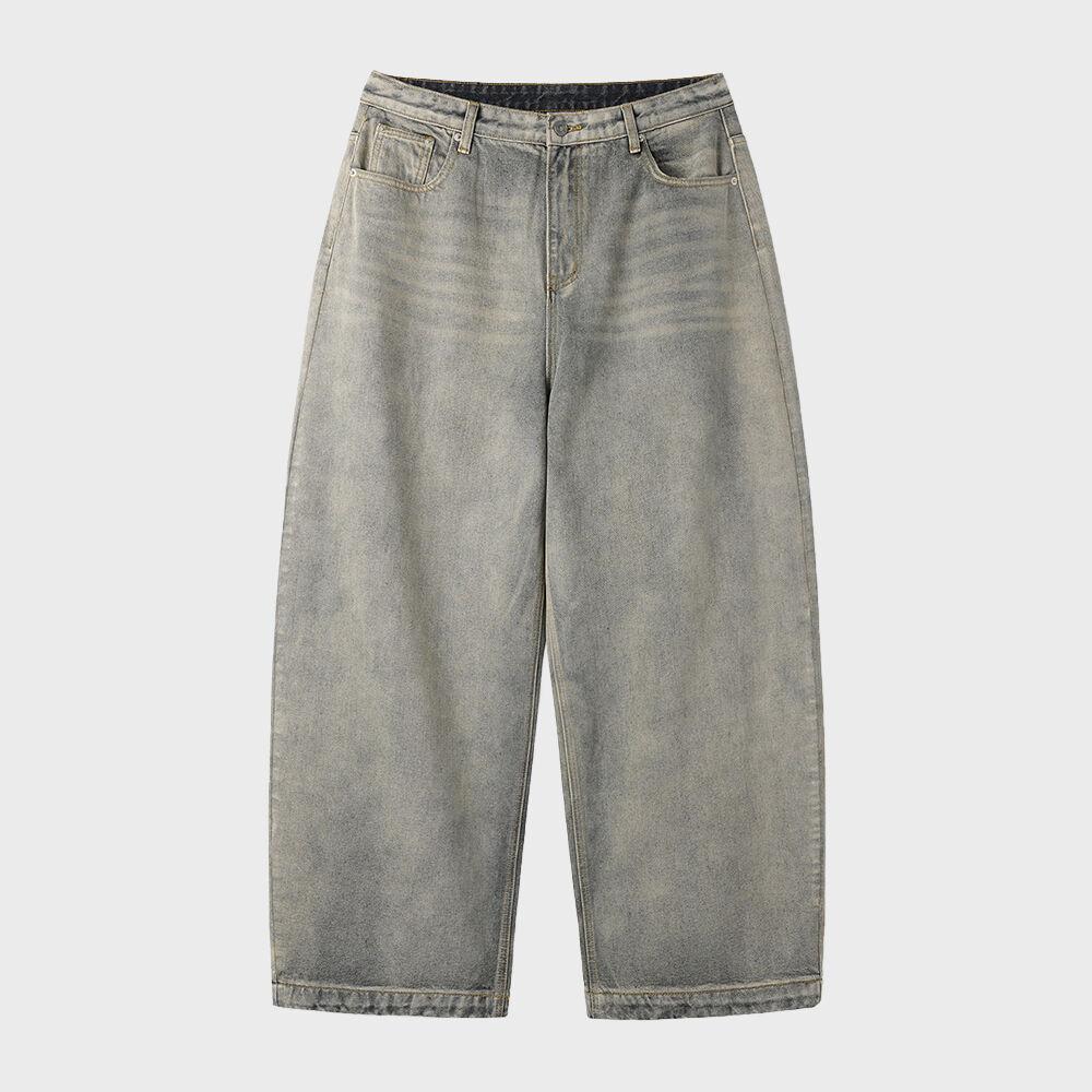 WIDE VOLUME PANTS - DUST INDIGO