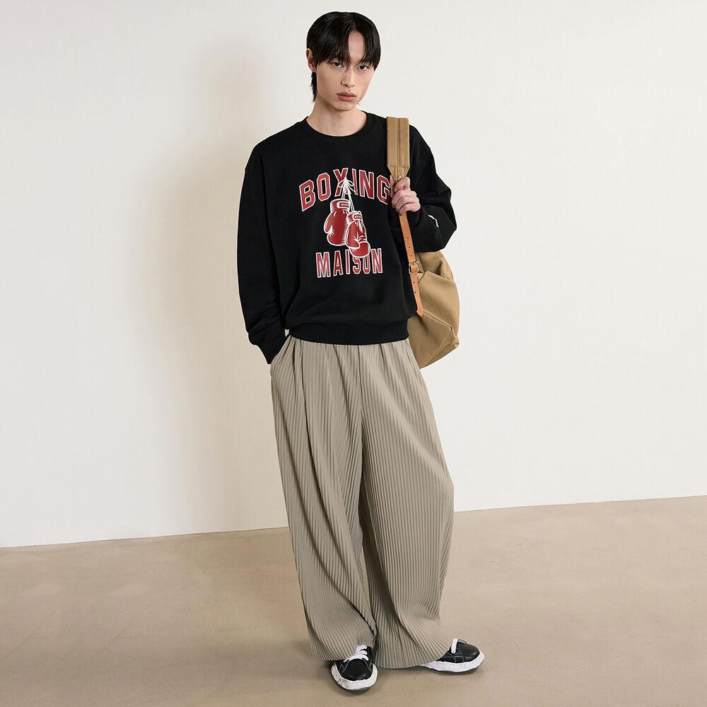 Yoyogi Wide Fit Pleats Pants (Beige) TNPA5E106I2