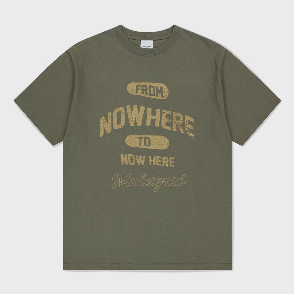 NOWHERE TEE BROWN(MG2FMMT534A)