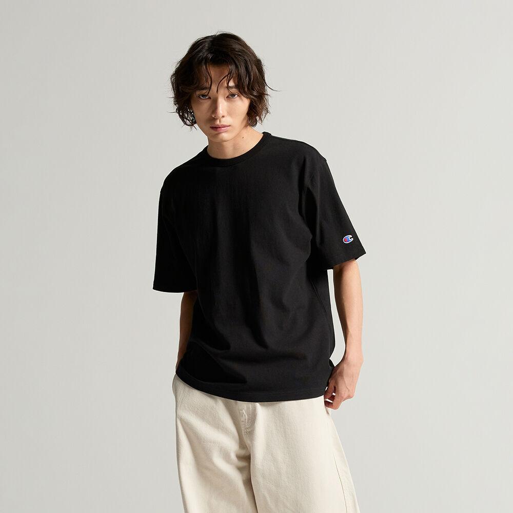 C로고 UNI 반팔 티셔츠 Black