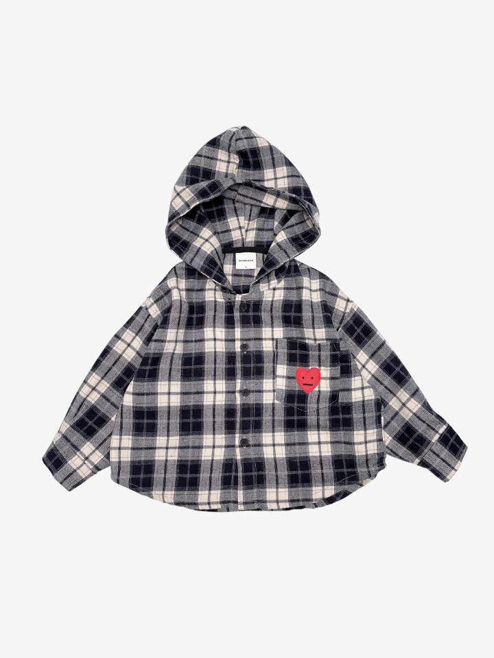 SMITH HOODED SHIRT DARK NAVY
