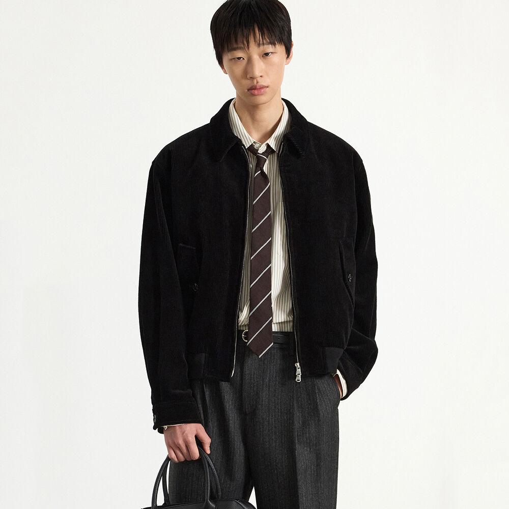 Corduroy Swing Top Jumper (Black) TNJU5F105BK