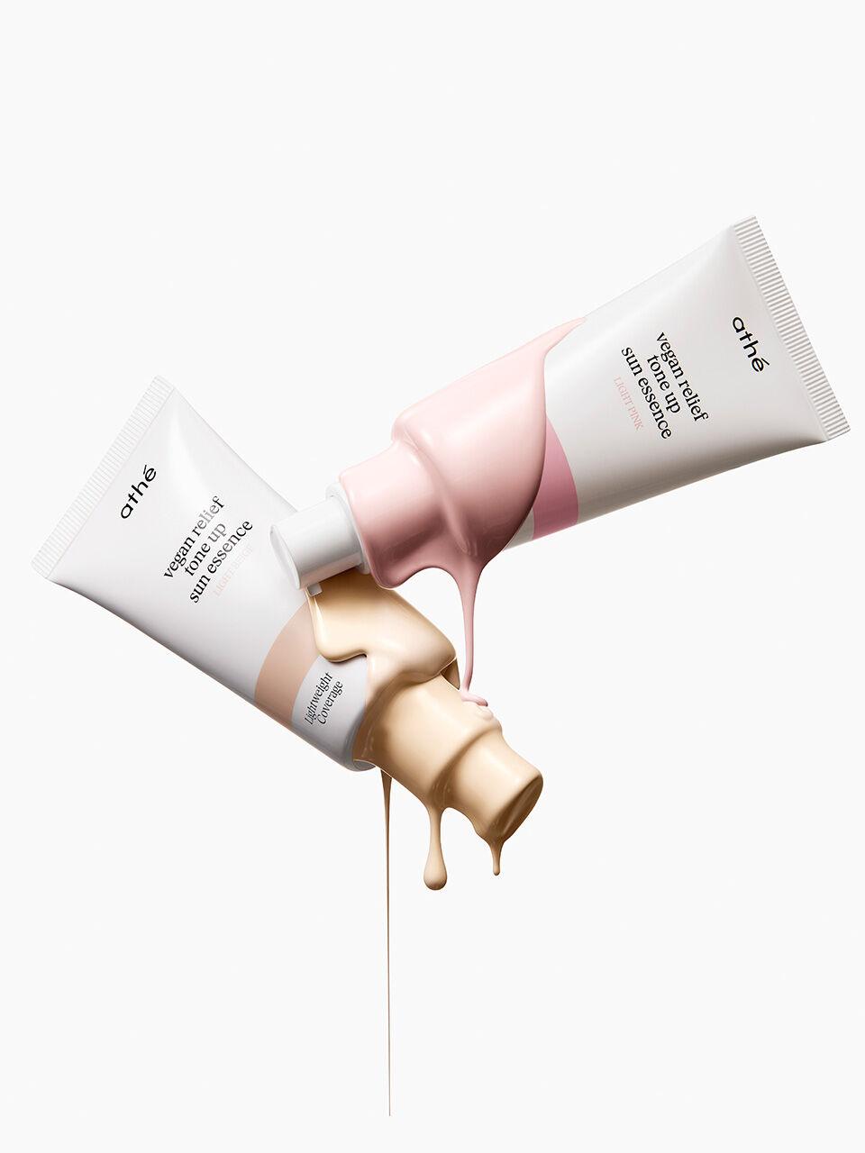 아떼 비건 릴리프 톤업 선에센스 50ml SPF50+ PA++++