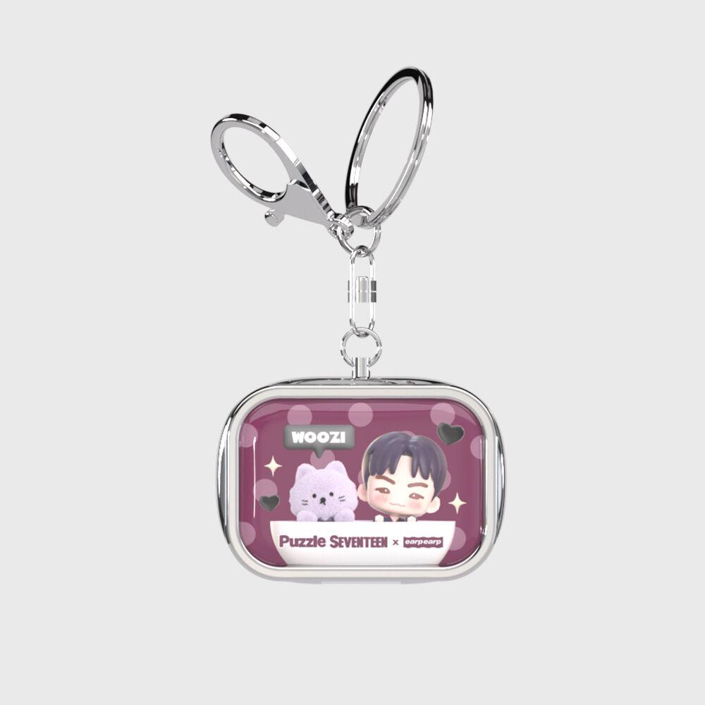 [Puzzle SEVENTEEN X EARP EARP] TIN CASE KEYRING (WOOZI)