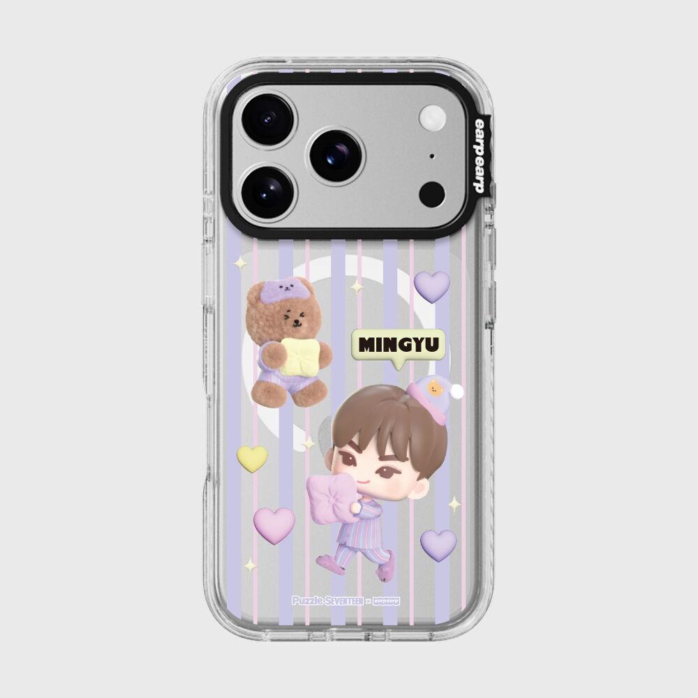 [Puzzle SEVENTEEN X EARP EARP] Magsafe CLEAR WAVE LABEL+ (MINGYU)