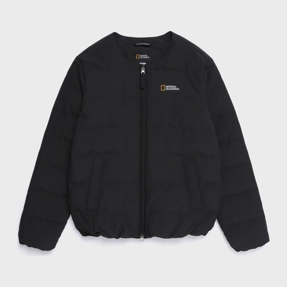 N254UDW920 헤론 U넥 경량 구스다운 점퍼 BLACK
