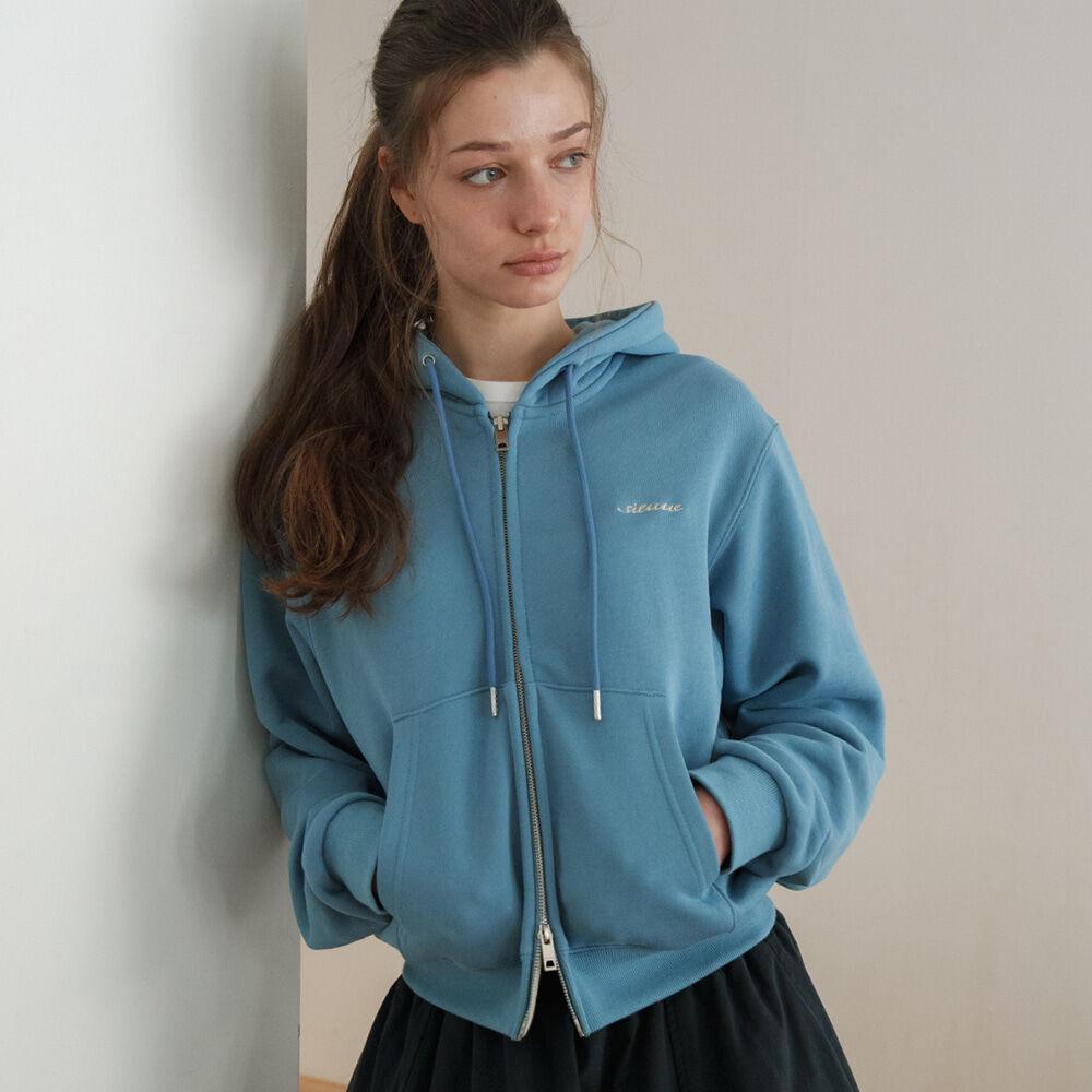 [4차] Classic Zip-up Hoodie (Monet Blue)