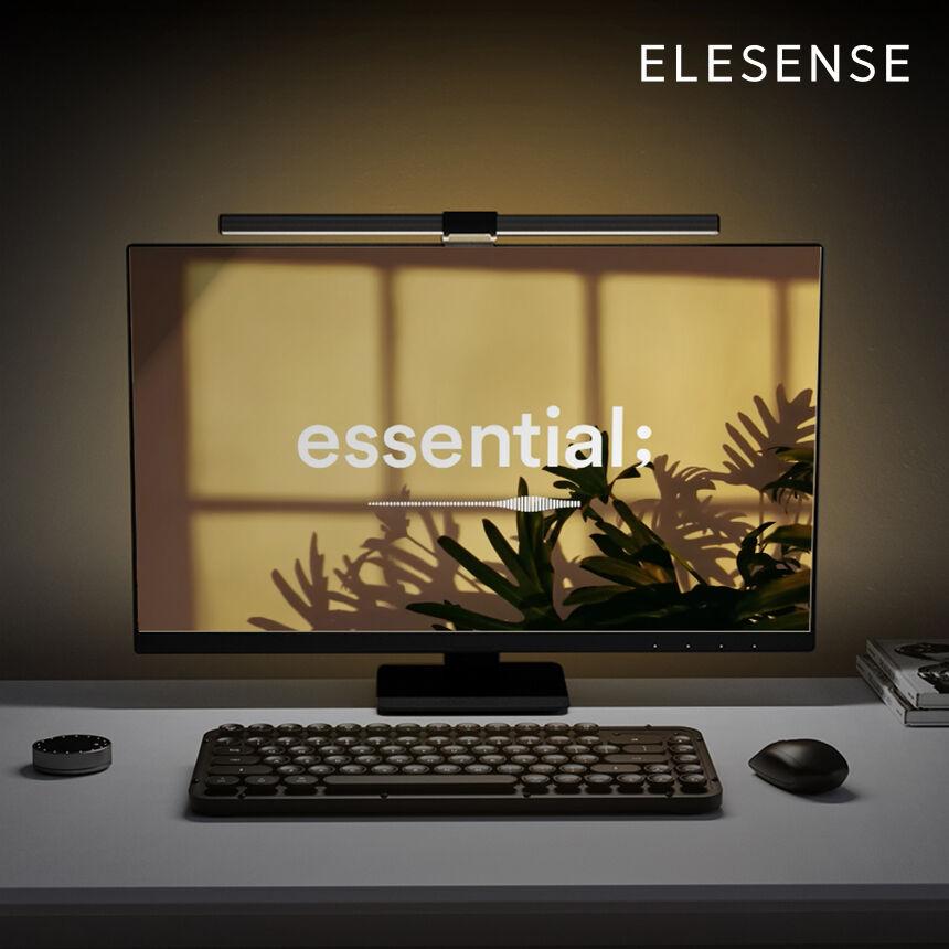 엘레센스 LED  2in1 스마트 모니터 조명 라이트바 E1133 (+후면 조명 / 무선리모컨)