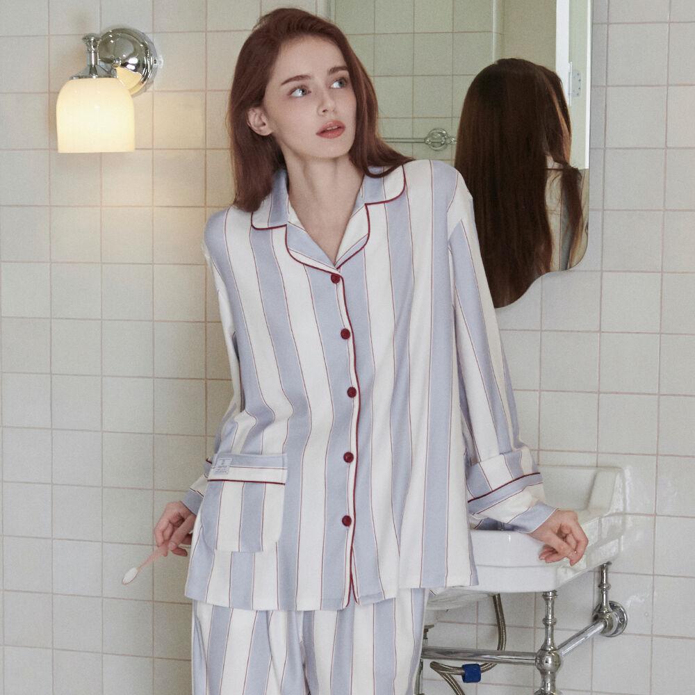 (uni) 카넬로 피치기모 긴팔 잠옷 세트