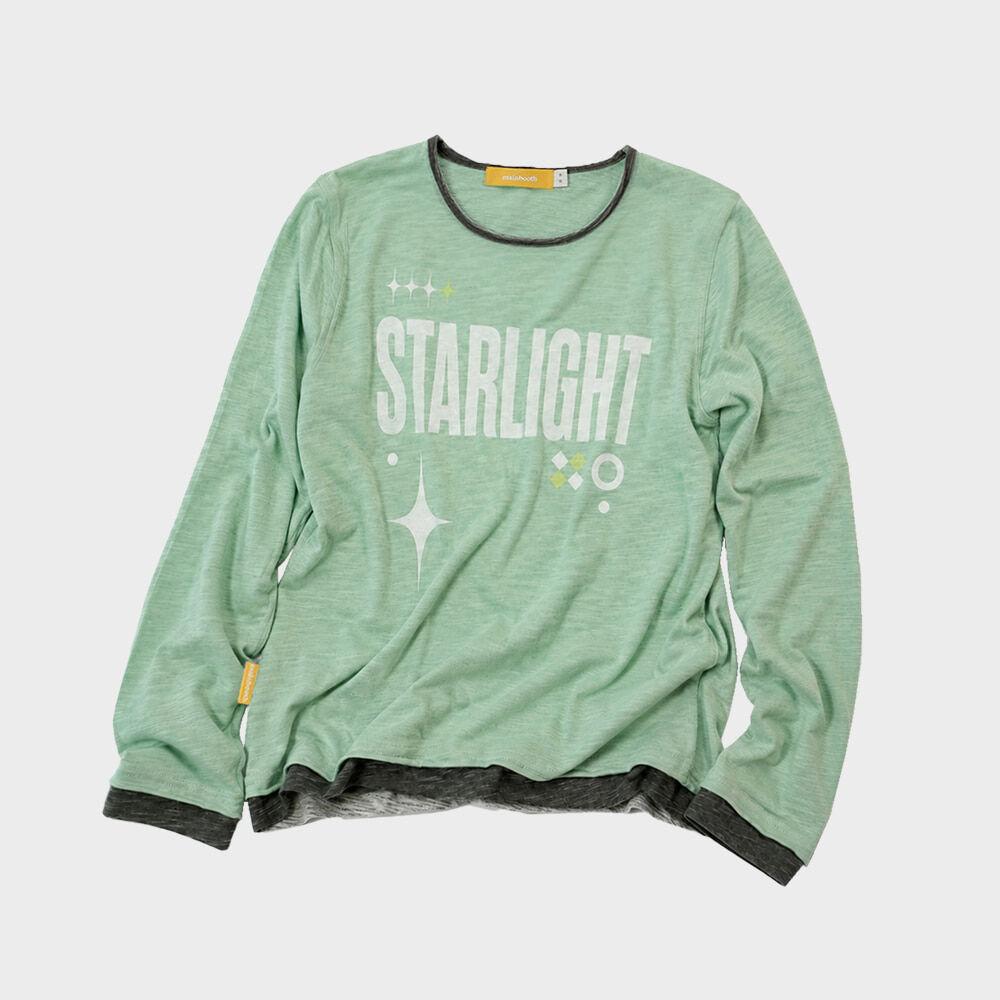 Starlight Slub Layered T-shirt(LIME)