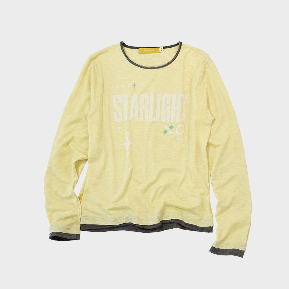 Starlight Slub Layered T-shirt(LEMON)