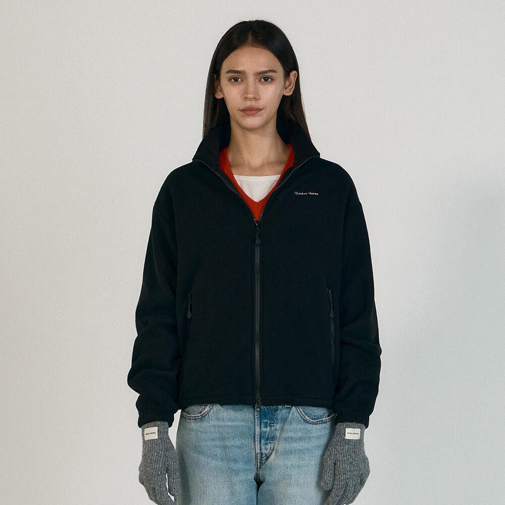 Technol-OV SOFT FLEECE ZIP UP JACKET (BLACK)