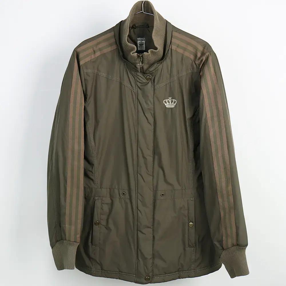 아디다스 롱패딩 알파야상자켓 코트 패딩점퍼 95 66 카키색