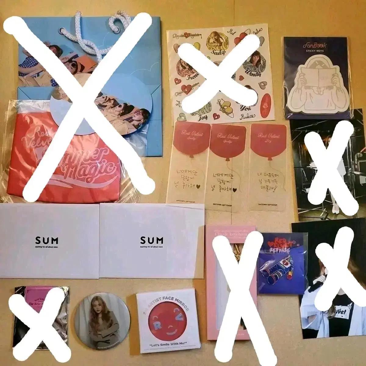 레드벨벳 공식 굿즈 키링 생카 거울 팝니다