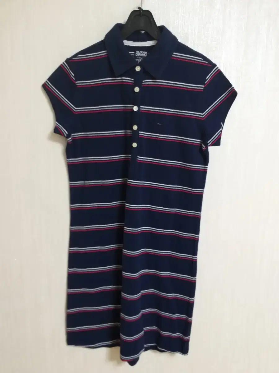 여성 타미힐피거 여름 캐주얼 면원피스 (85)