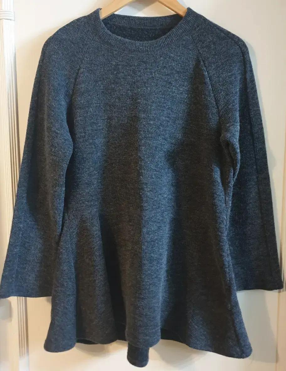 데일리 골지 롱니트 티셔츠(숏원피스)