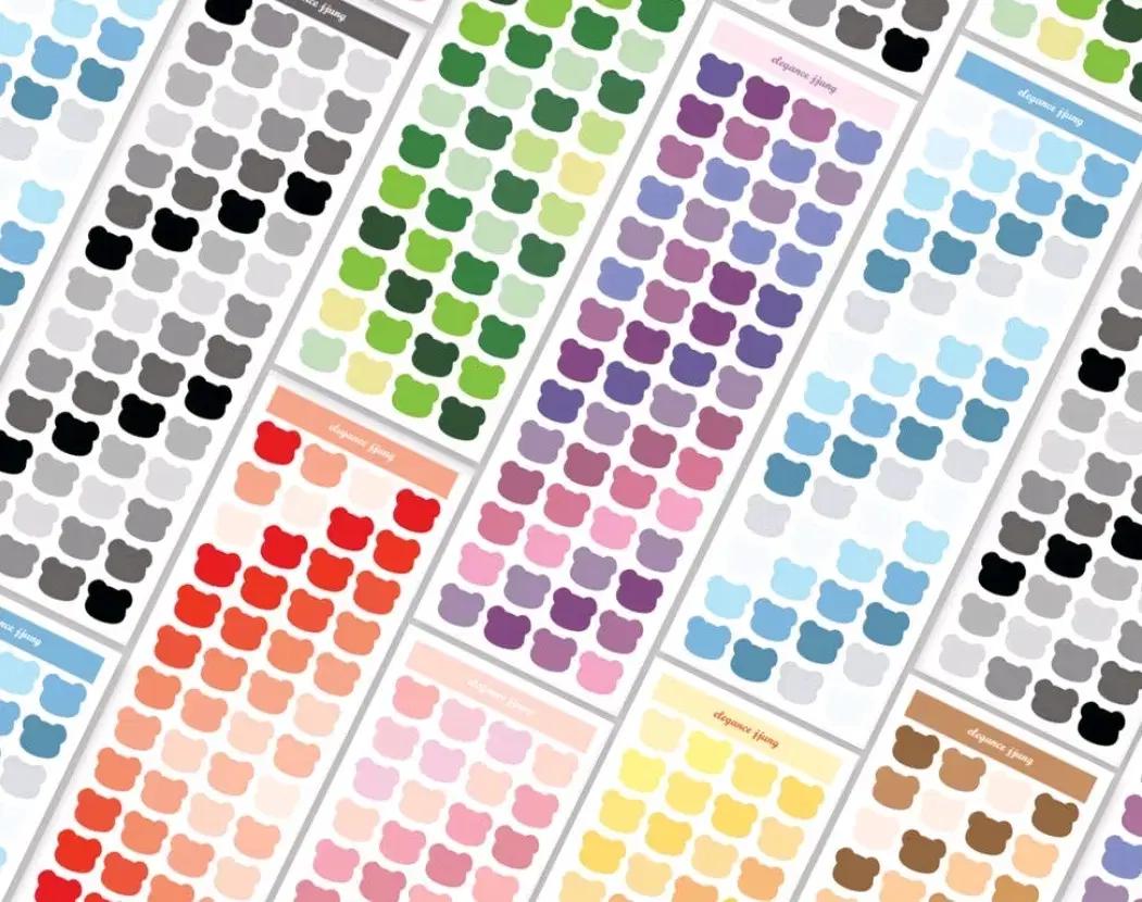 인강체크베어 홀로그램 씰스티커 , 씰스 8종 세트