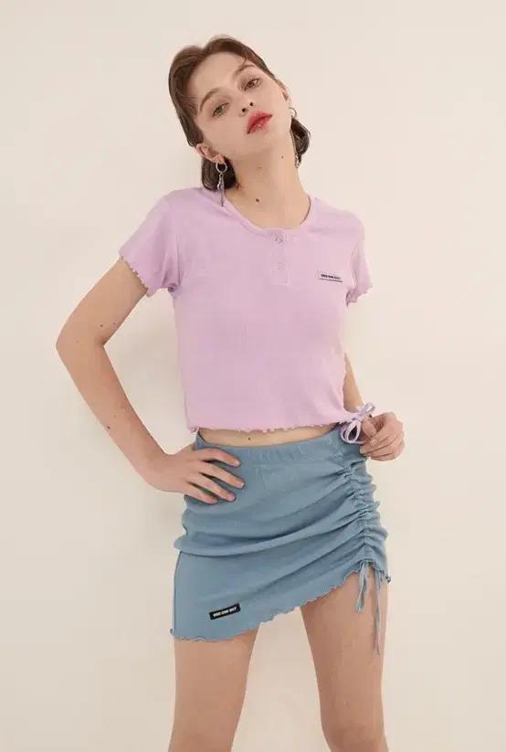 오드원아웃 스트링 스커트 odd one out string skirt