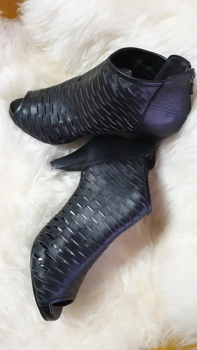 여름 발목부츠 가죽수제화  새상품