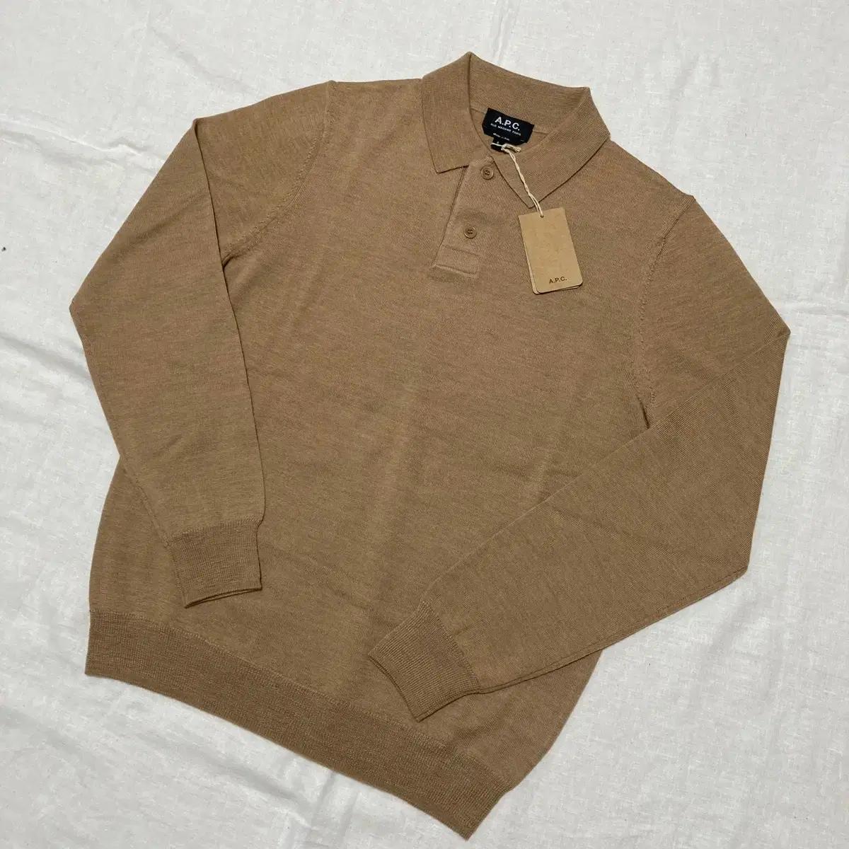 [새상품] 아페쎄 A.P.C. 울 카라 니트