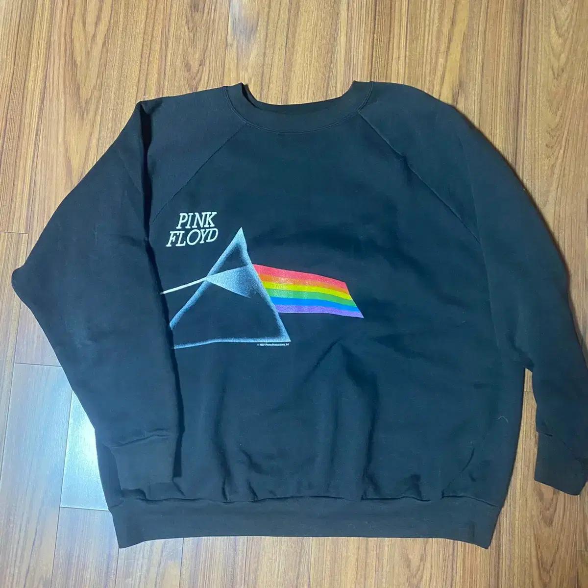 핑크 플로이드 빈티지 투어 스웻셔츠 pink floyd