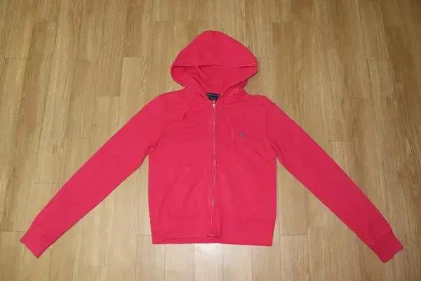 (66) 여성폴로/핑크 후드면니트자켓