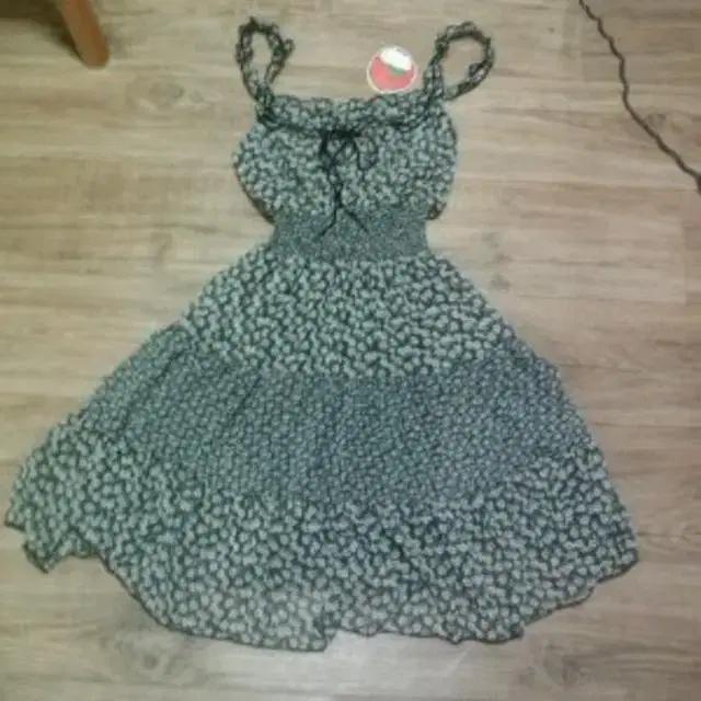 샤랄라 꽃무늬 쉬폰 원피스