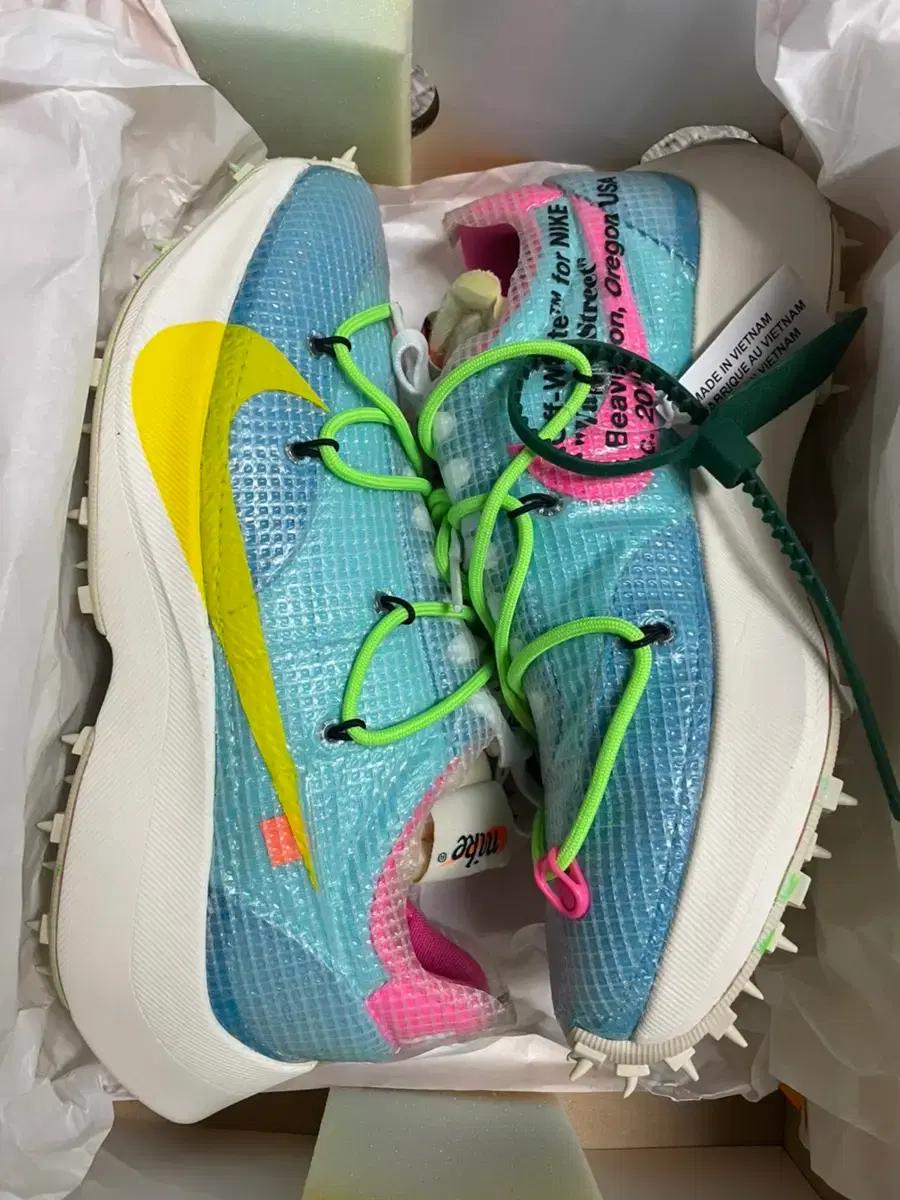 [255] 나이키 오프화이트 베이퍼스트릿 블루