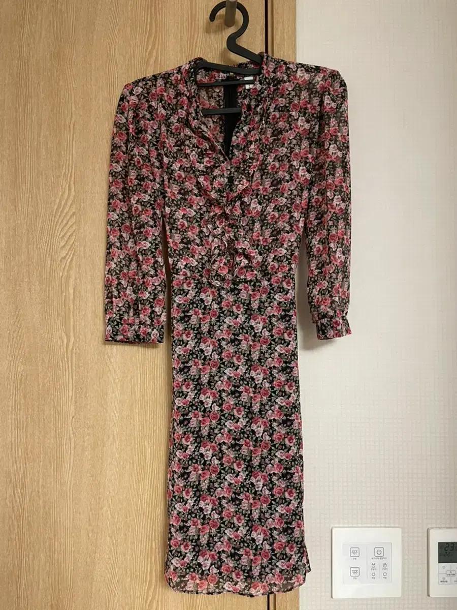 꽃무늬 쉬폰 플라워 원피스