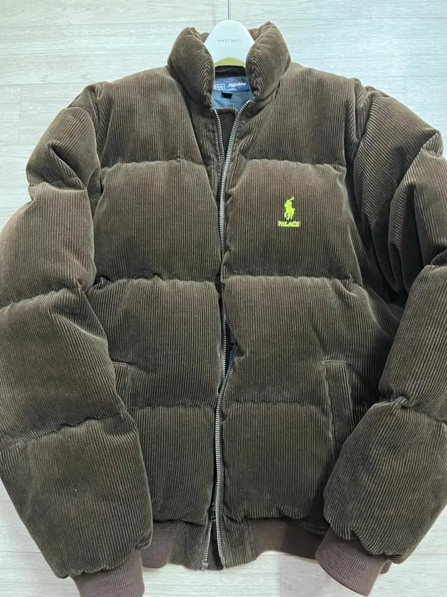 [M] 폴로 랄프로렌 x 팔라스 코듀로이 패딩 브라운(폴로 팔라스 패딩)