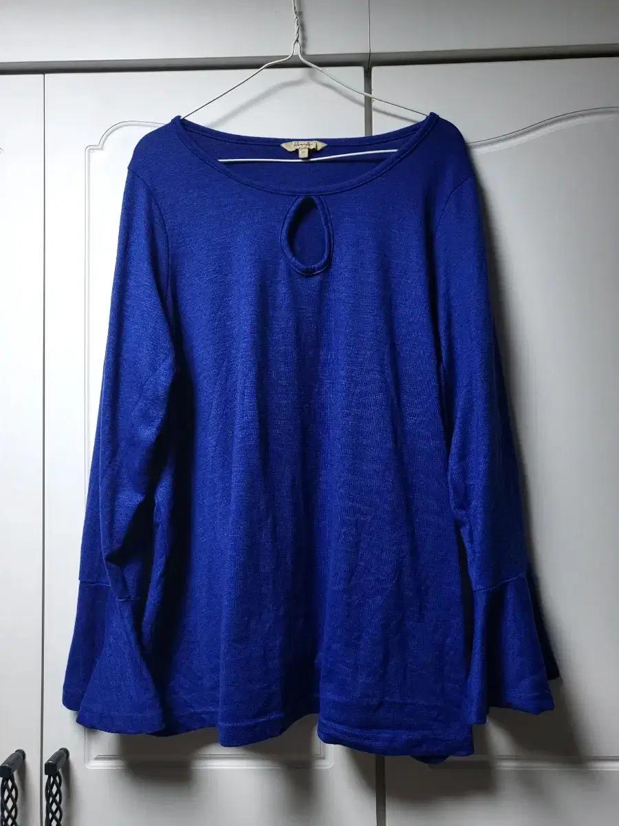 소매퍼프 블루탑2XL