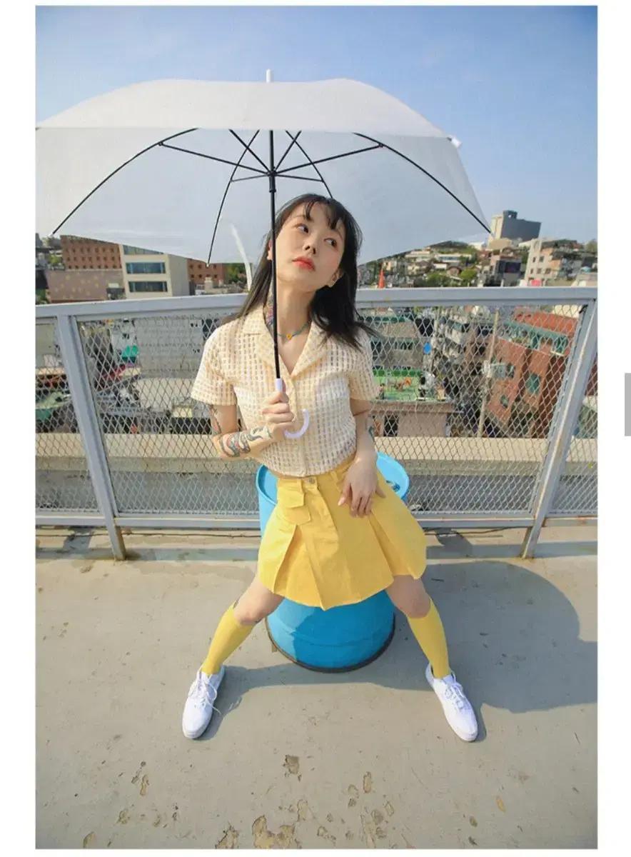 [새상품]하이스쿨디스코-Macaron Pleated Skirt_Ye