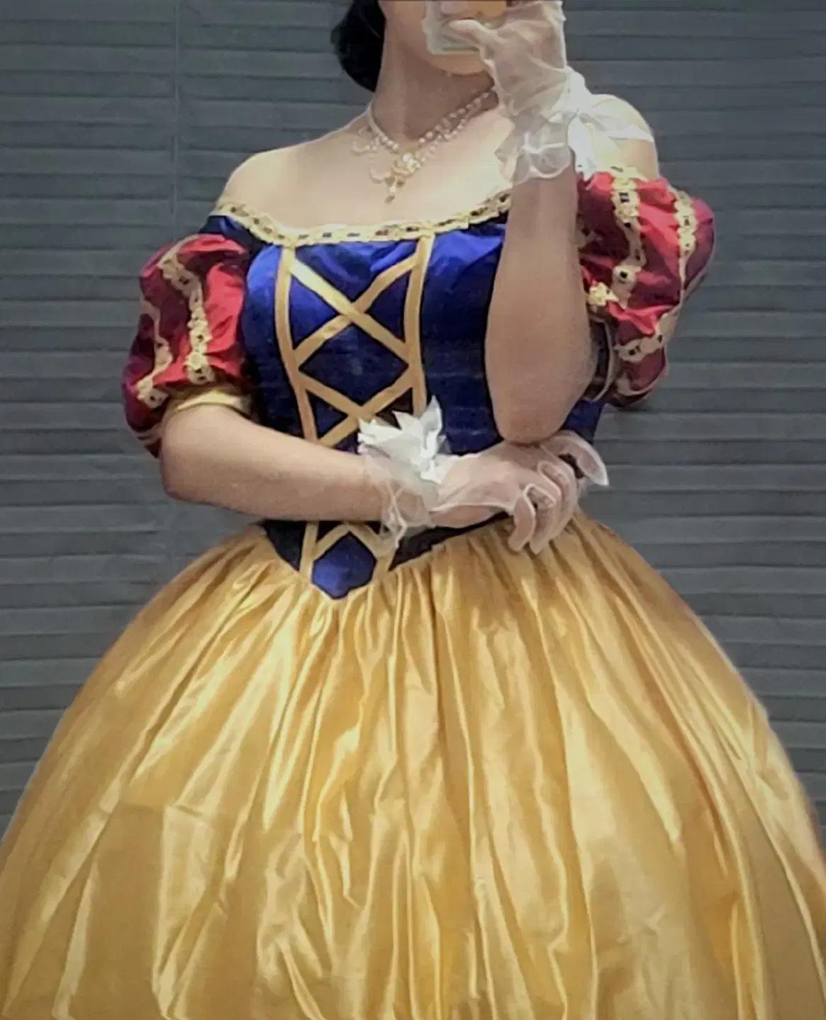 리뷰이벤트! 고퀄 풀셋 백설공주 드레스 대여 디즈니 공주 졸사 졸업사진