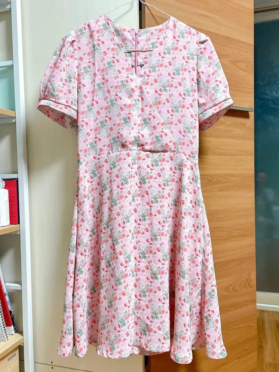 꽃무늬 쉬폰 원피스