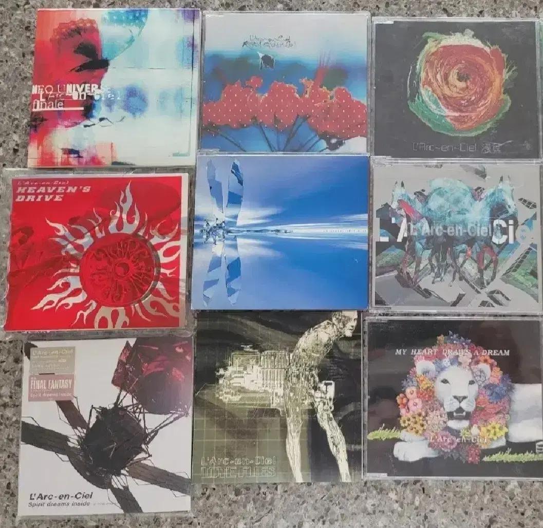 L'ARC-EN-CIEL 라르크앙씨엘 맥시싱글.8센치 싱글 팝니다.