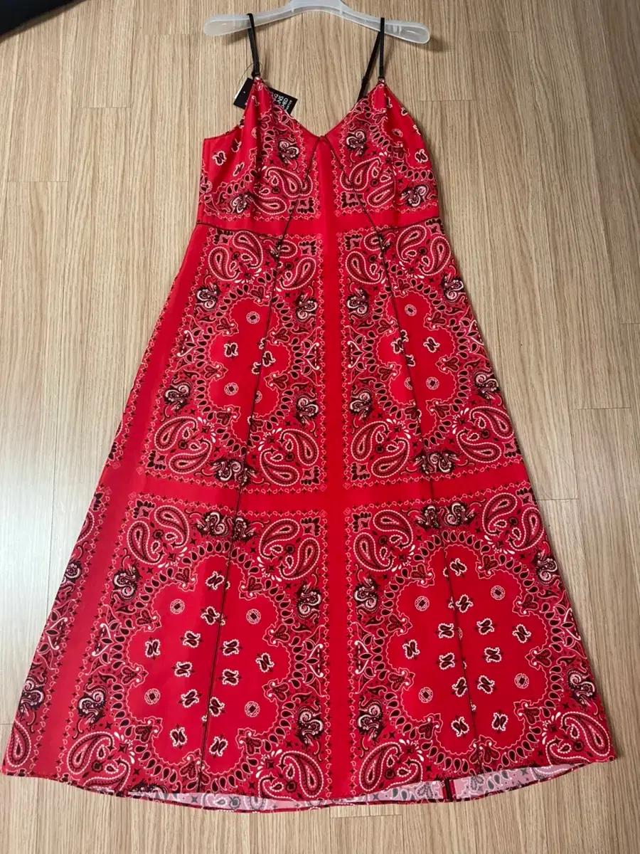 알렉산더왕 alexander wang 반다나 프린트 원피스(정품)