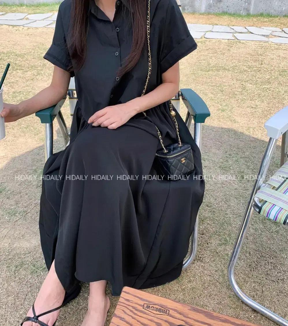하이데일리 헨느 셔츠 롱 원피스