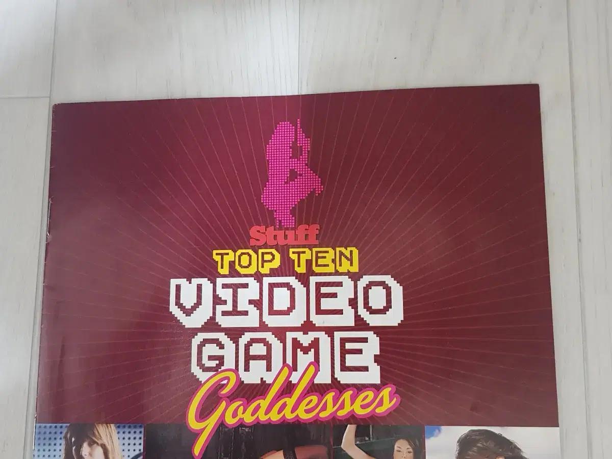 Top Ten Video Game Goddesses 원서 소책자 화보집