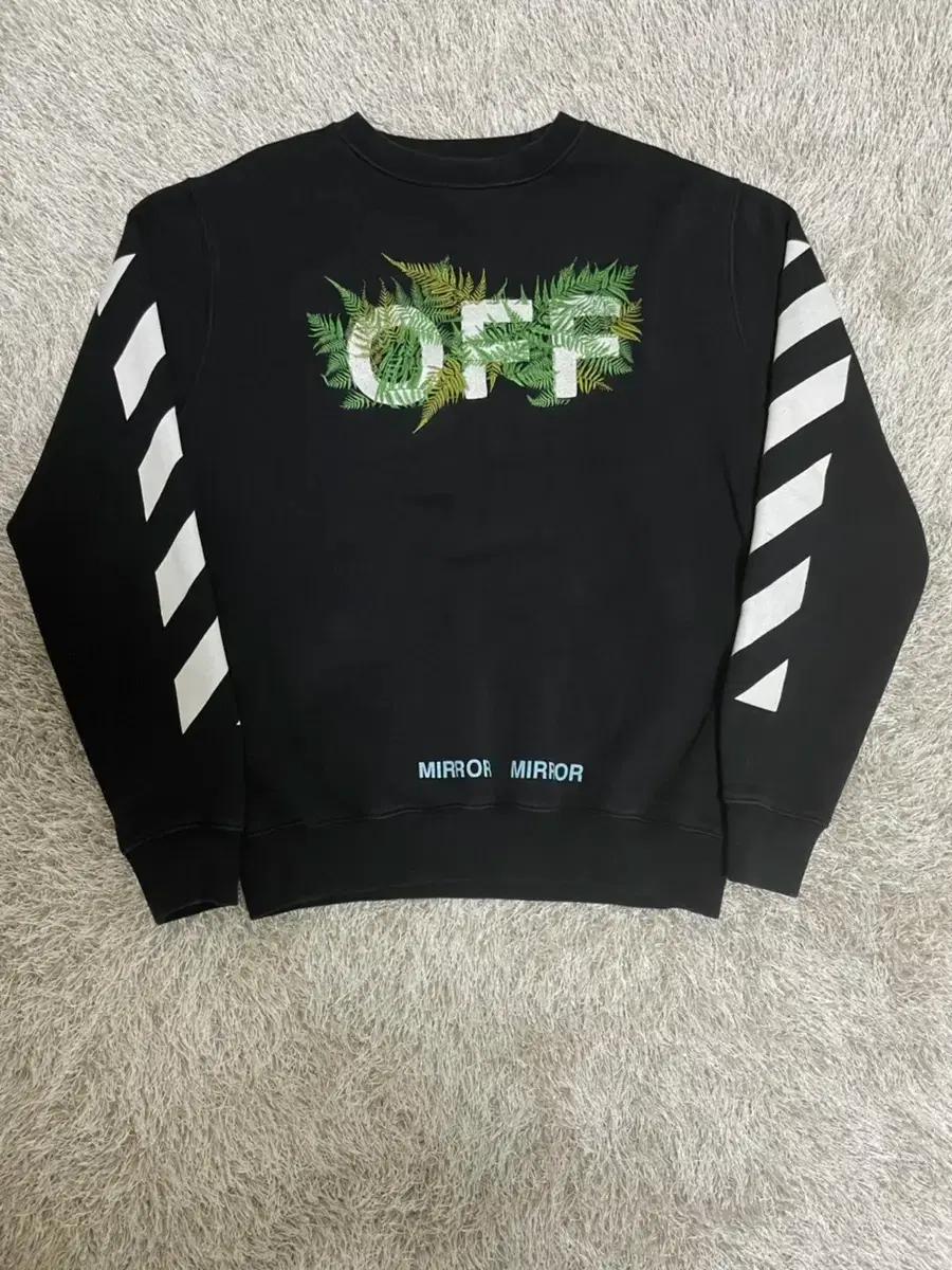 m)오프화이트 off 맨투맨