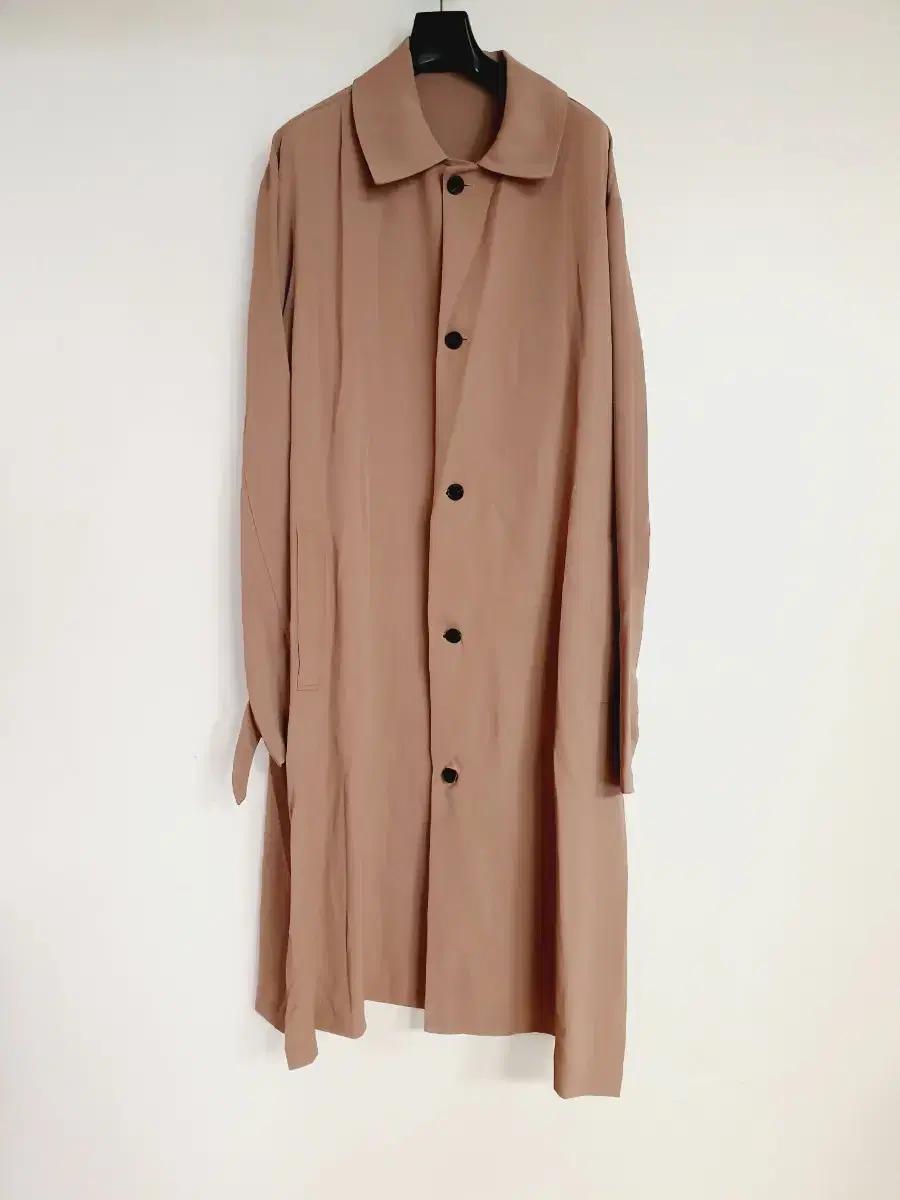 남성 간절기 오버핏 롱 바바리 트렌치코트-베이지, 110사이즈 까지