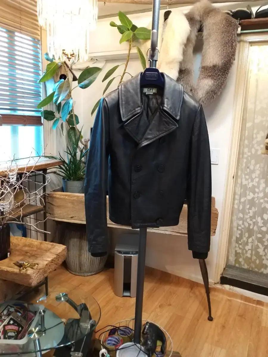 USA 콕핏 COCKPIT 더블가죽자켓 . S