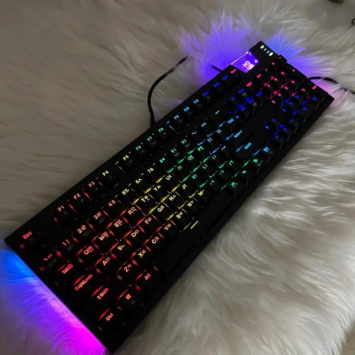 [당일출발]앱코 해커 K660 ARC 블랙 레인보우 키보드 마우스