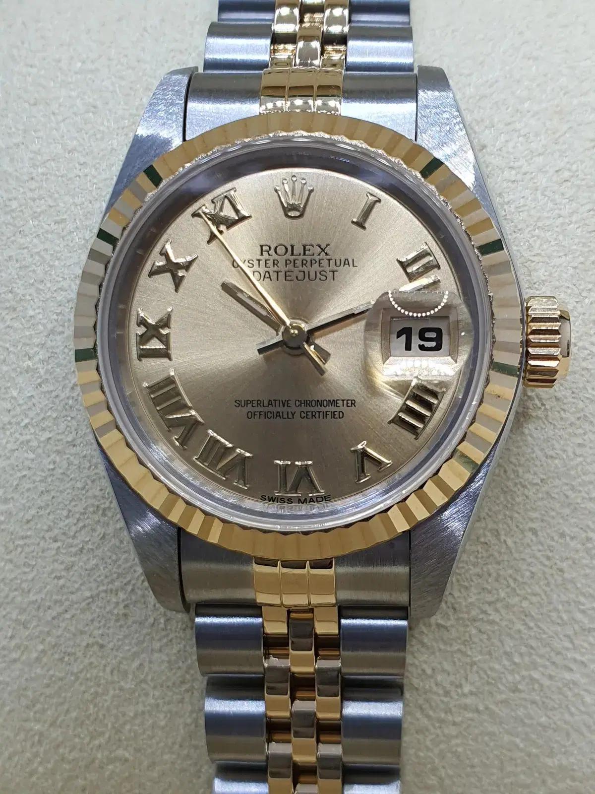뉴올드와치ROLEX 롤렉스 데이저스트 69173 샴페인 로마 콤비 상태굿