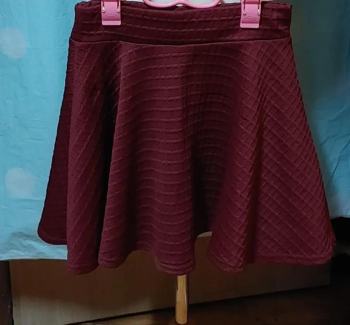 와인 치마(밴딩)